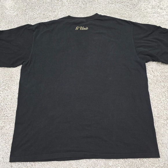 G Unit Heavy‎ Weight Shirt Mens 2XL XXL Black Short Sleeve Pullover Y2K READ - Picture 6 of 11